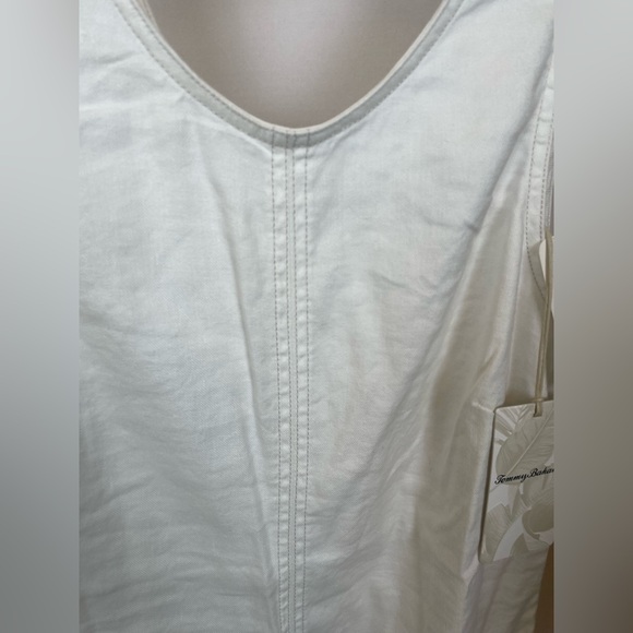 TOMMY BAHAMA Size medium Palm-A-Dora Sleeveless Sheath Dress In white NWT - Picture 4 of 8